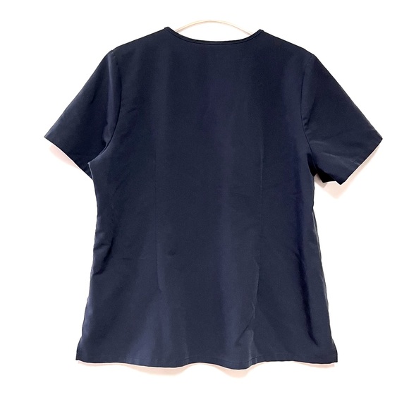 Figs Catarina One-Pocket Scrub Top Size XL Faded Navy Blue Medical Workwear - Picture 2 of 8